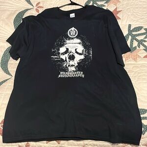 Black band t shirt “unholy vampyric slaughter sect” “weaponized spirituality”